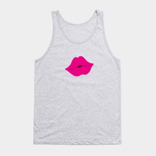 Pink lips. Tank Top